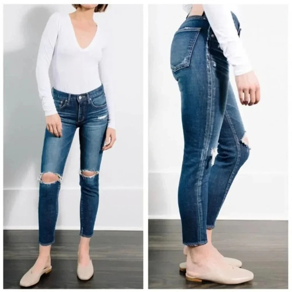 MOUSSY VINTAGE Isko Comfort Ivey Distressed Jeans - Picture 4 of 10